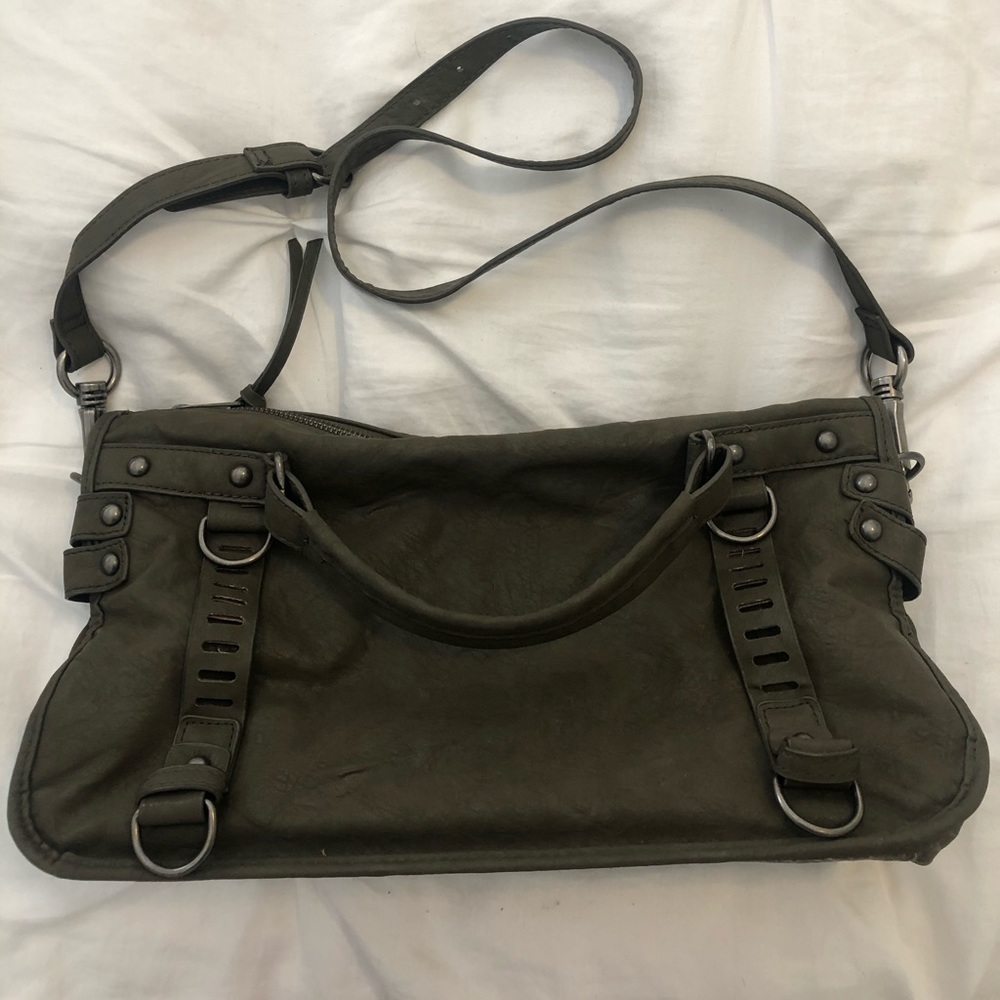 Free People Army Green Crossbody